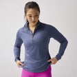 Brooks Dash 1/2 Zip 3.0 chandail de course à pied femme - Nightshadow
