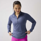 Brooks Dash 1/2 Zip 3.0 chandail de course à pied femme - Nightshadow