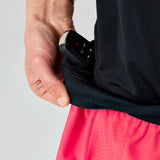 Brooks Dash short de vitesse 3 po pour homme - Cosmic Crisp / Noir