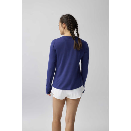Brooks Distance 3.0 chandail de course à manches longues femme dos - Midnight / Run Good