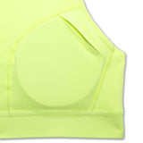 Brooks Drive 3 Pocket Run Bra soutien-gorge de course à pied détails bonnet- Lt Lime