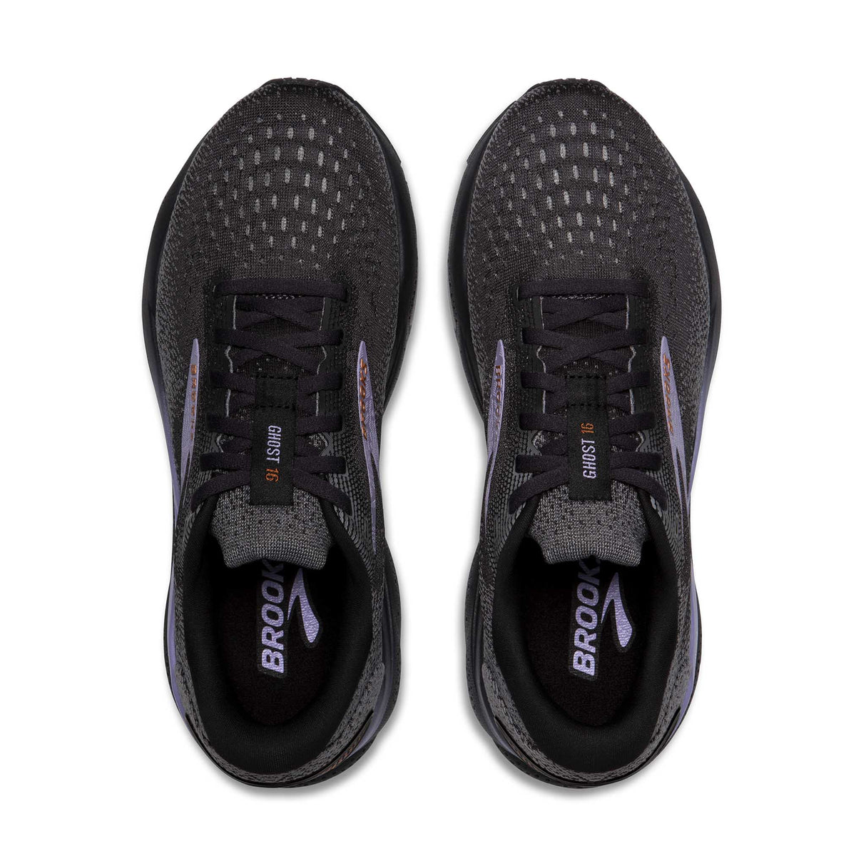 Brooks Ghost 16 souliers de course femme empeigne - Ebony / Lavender / Copper