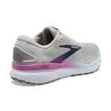 Brooks Ghost 16 souliers de course femme talon - White / Grey / Estate Blue