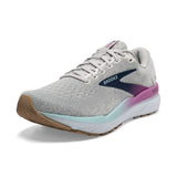 Brooks Ghost 16 souliers de course femme pointe gauche - White / Grey / Estate Blue