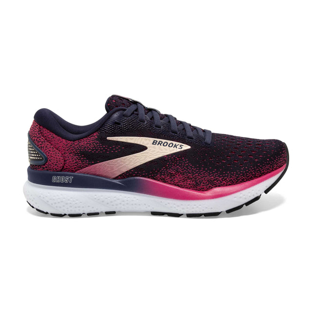 Brooks Ghost 16 souliers de course femme - Peacoat / Raspberry / Apricot