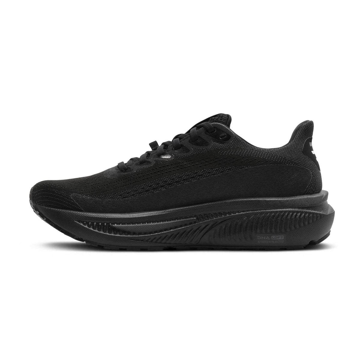 Brooks Ghost 17 GTX chaussures de course à pied homme lateral - Black / Black / Ebony