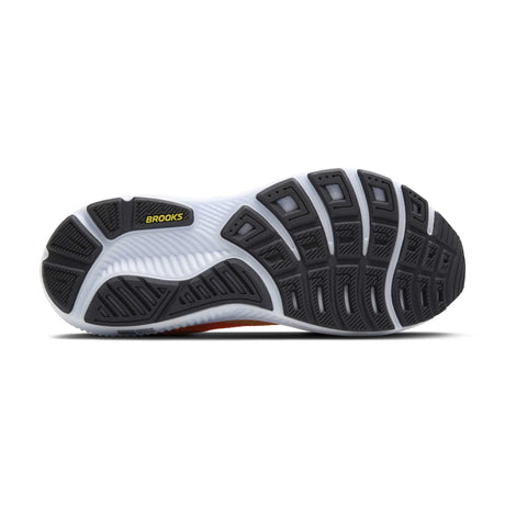 Brooks Ghost 17 chaussures de course homme semelle - Blazing Orange / Yellow / Ebony