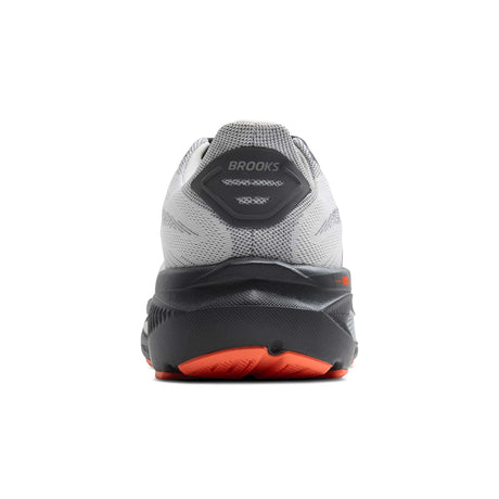 Brooks Ghost 17 chaussures de course homme talon - Oyster Mushroom / Orange / Ebony