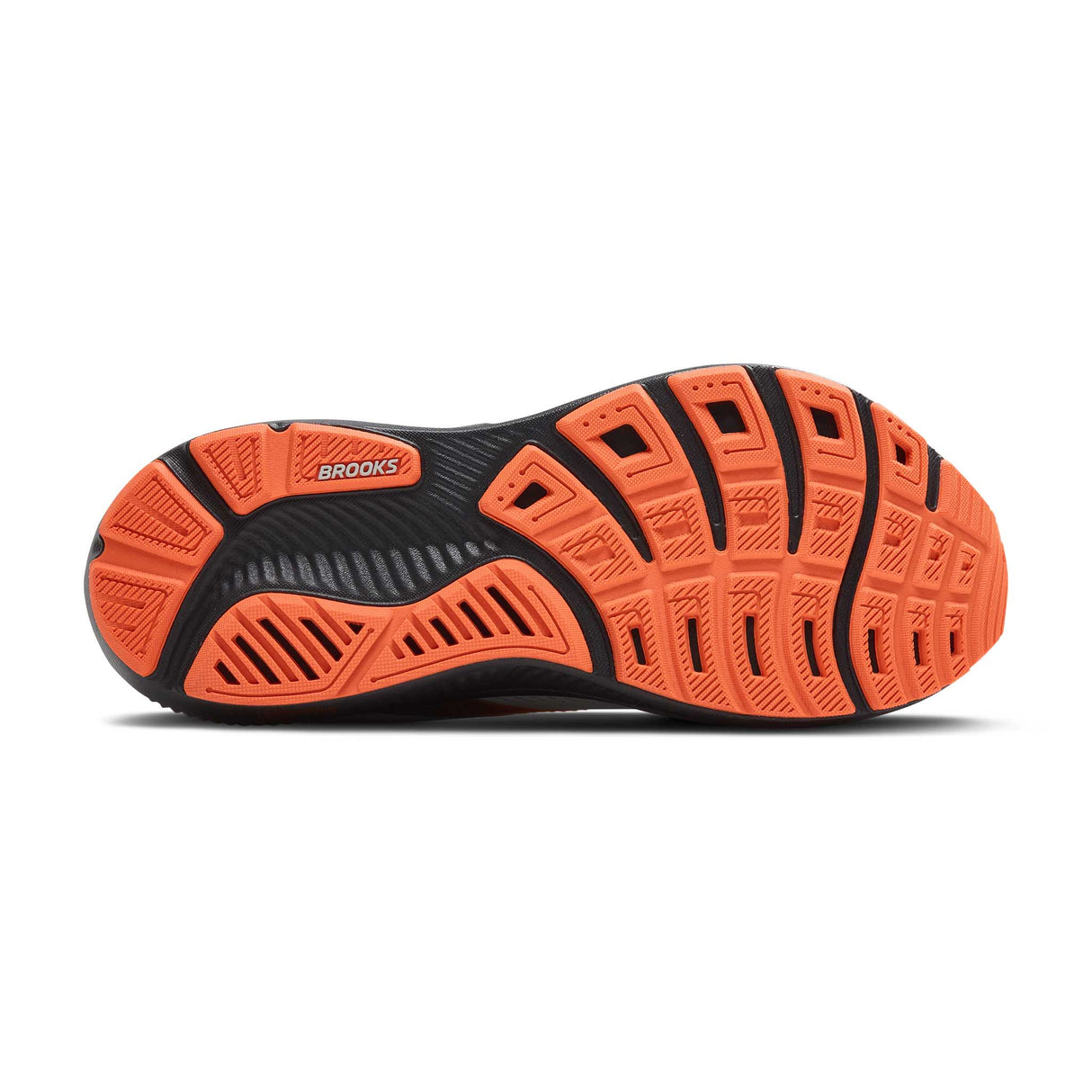 Brooks Ghost 17 chaussures de course homme semelle - Oyster Mushroom / Orange / Ebony