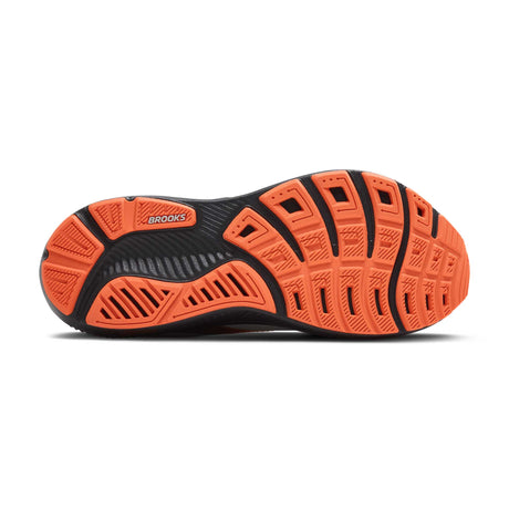 Brooks Ghost 17 chaussures de course homme semelle - Oyster Mushroom / Orange / Ebony