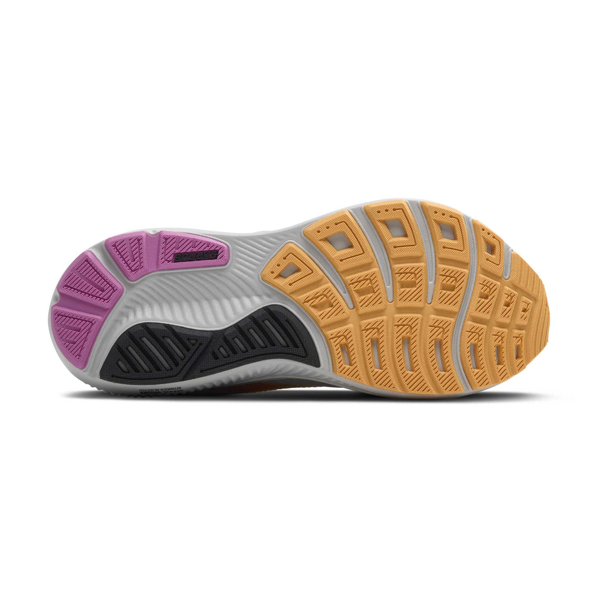Brooks Ghost 17 chaussures de course femme semelle - Oyster / Apricot / Pink