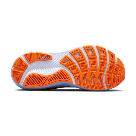 Brooks Ghost 17 chaussures de course femme semelle - Blue Heron / White / Orange