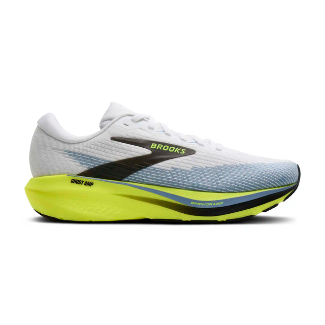 Brooks Ghost Amp chaussures de course homme - White / Blue / Nightlife