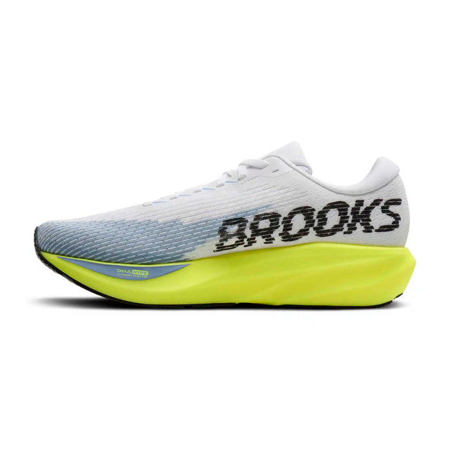 Brooks Ghost Amp chaussures de course homme - White / Blue / Nightlife