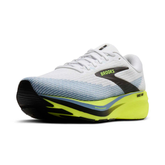 Brooks Ghost Amp chaussures de course homme - White / Blue / Nightlife