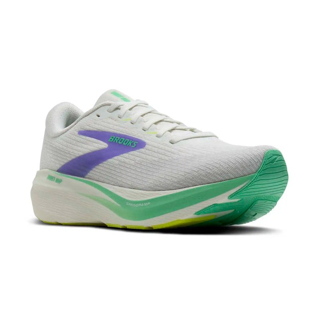 Brooks Ghost Amp chaussures de course femme - Grey / Grey / Paradise Green