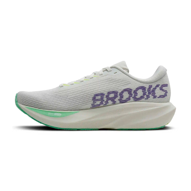 Brooks Ghost Amp chaussures de course femme - Grey / Grey / Paradise Green