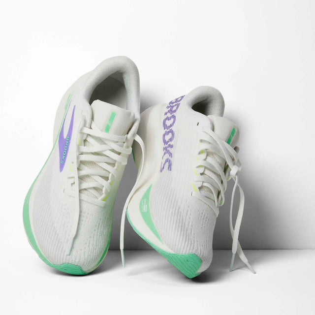 Brooks Ghost Amp chaussures de course femme - Grey / Grey / Paradise Green