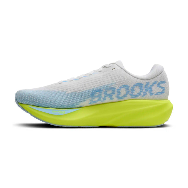 Brooks Ghost Amp chaussures de course femme - White / Blue / Nightlife