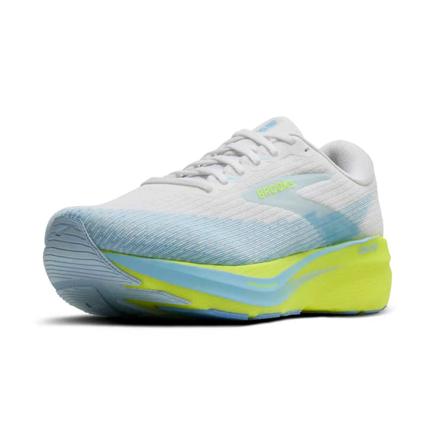 Brooks Ghost Amp chaussures de course femme - White / Blue / Nightlife