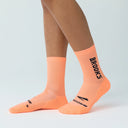 Brooks Ghost Crew chaussettes - Cyber Peach / Brooks