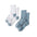 Brooks Ghost Lite Crew 2-pack chaussettes - Blue Haze & White / Haze