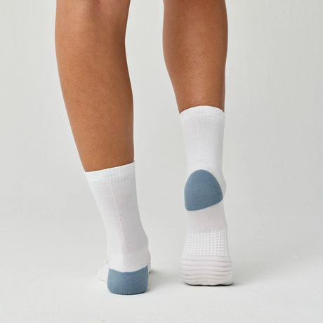Brooks Ghost Lite Crew 2-pack chaussettes - Blue Haze & White / Haze