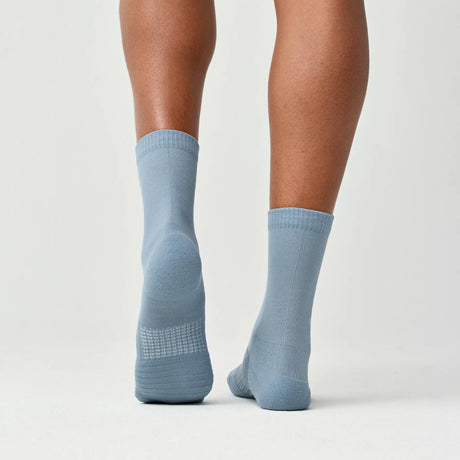 Brooks Ghost Lite Crew 2-pack chaussettes - Blue Haze & White / Haze