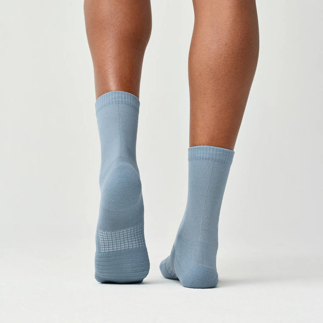 Brooks Ghost Lite Crew 2-pack chaussettes - Blue Haze & White / Haze