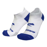 Brooks Ghost Lite No Show 2-Pack chaussettes de course à pied unisexes - Neo Blue & White / Neo Blue