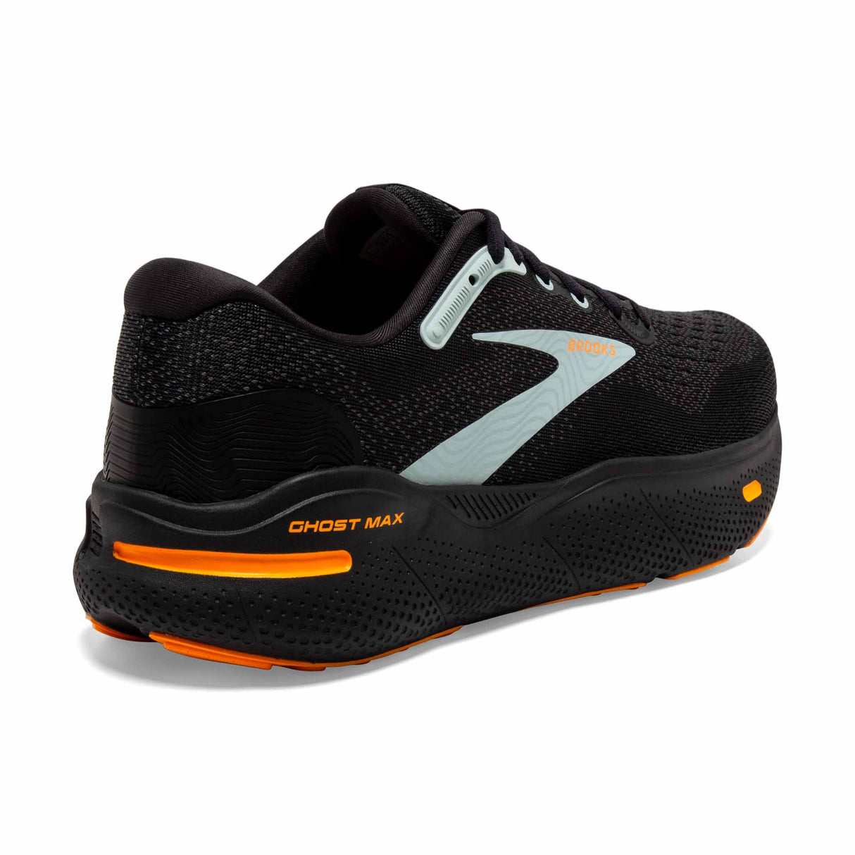 Brooks Ghost Max chaussures de course à pied pour homme - Black/Orange/Cloud Blue