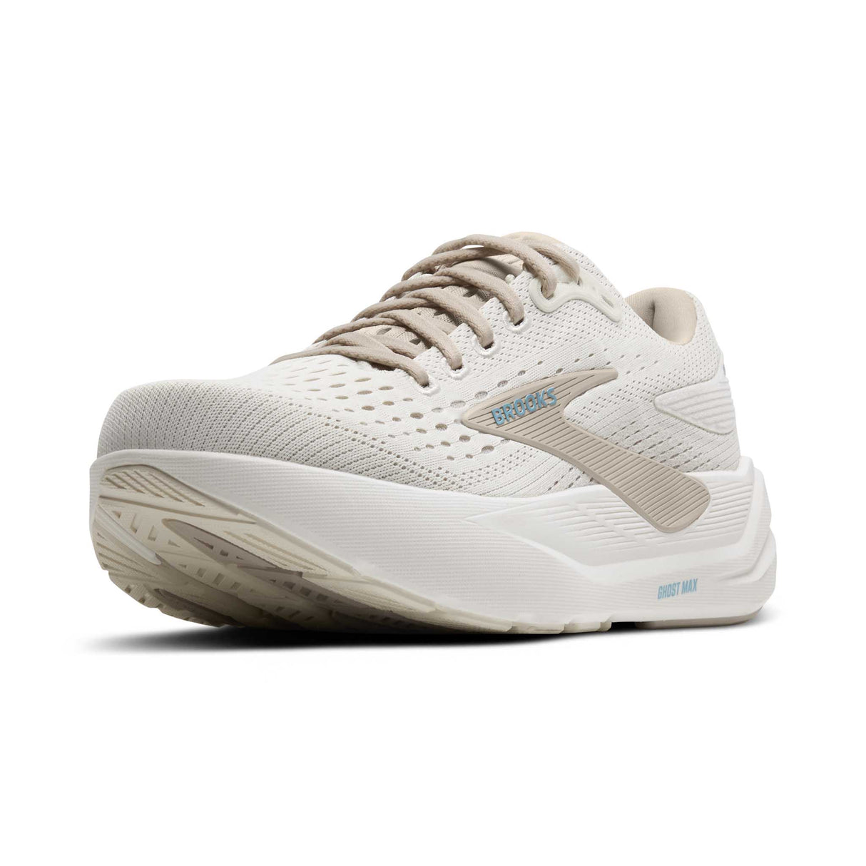 Brooks Ghost Max 3 chaussures de course à pied pour femme pointe - Coconut / Chateau Grey / Blue