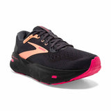 Brooks Ghost Max chaussures de course à pied pour femme - Black/Papaya/Raspberry