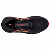 Brooks Ghost Max chaussures de course à pied pour femme - Black/Papaya/Raspberry