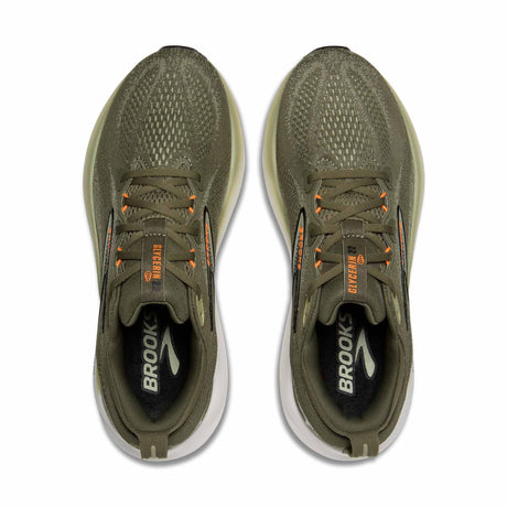 Brooks Glycerin 22 Men's Running Shoes - Dusty Olive / Tea / Orange