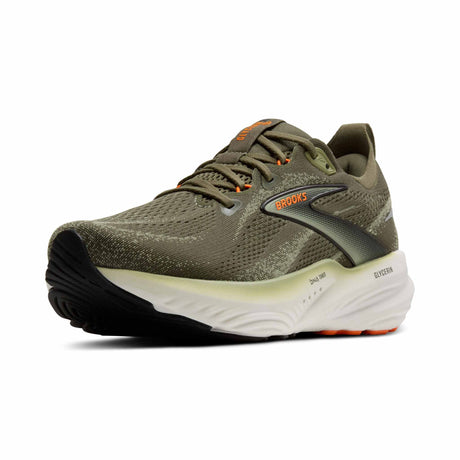 Brooks Glycerin 22 Men's Running Shoes - Dusty Olive / Tea / Orange