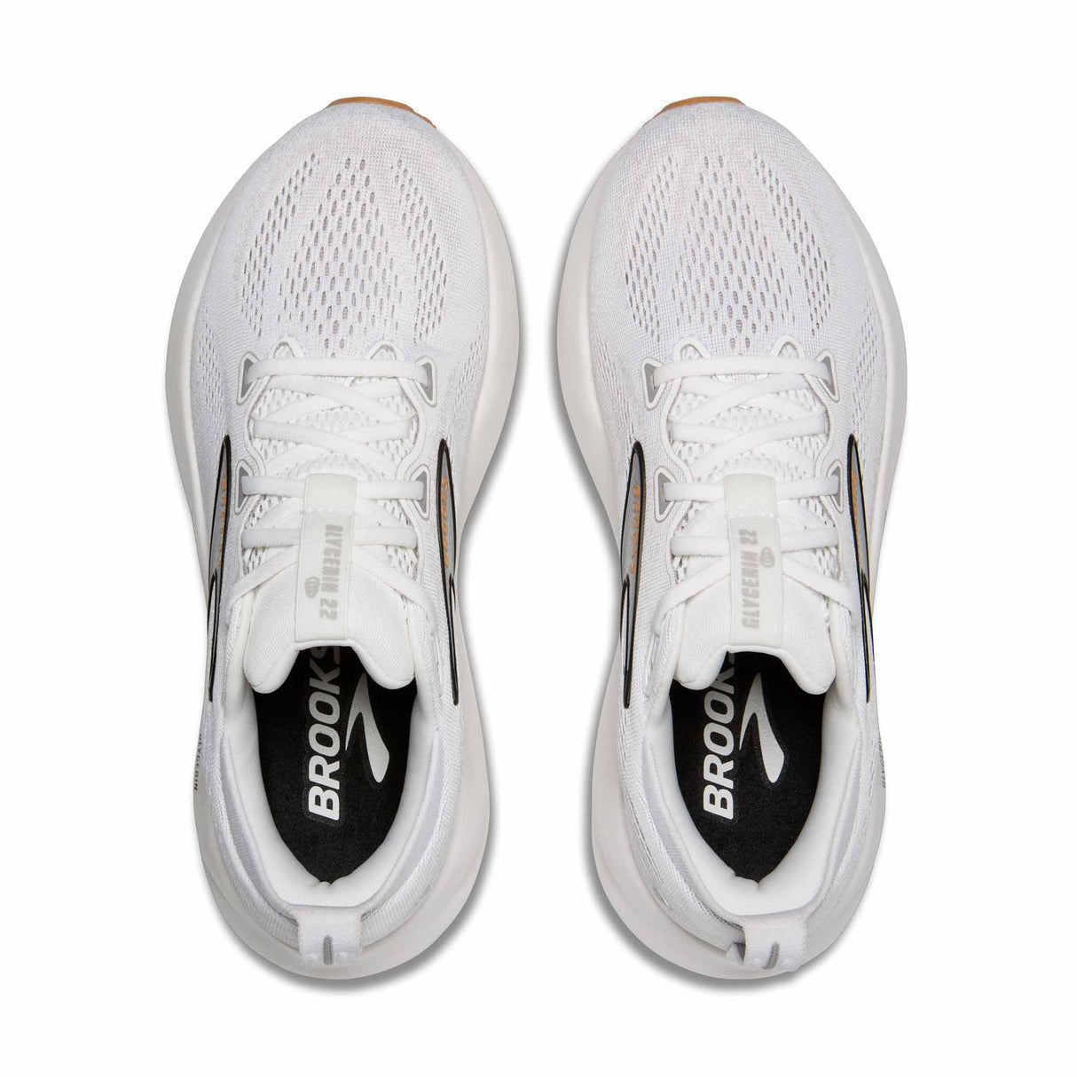 Brooks Glycerin 22 Women's Running Shoes - White / Grey / Black