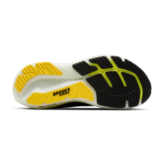 Brooks Glycerin 23 Men's Running Shoes - Black / Cyber Yellow / Nightlife