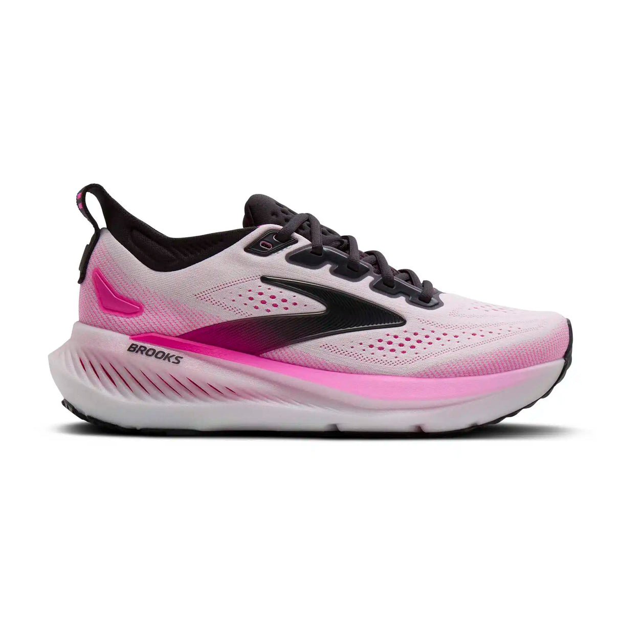 Brooks Glycerin 23 chaussures de course femme - White / Phantom / Cyber Pink