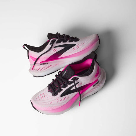 Brooks Glycerin 23 chaussures de course femme - White / Phantom / Cyber Pink