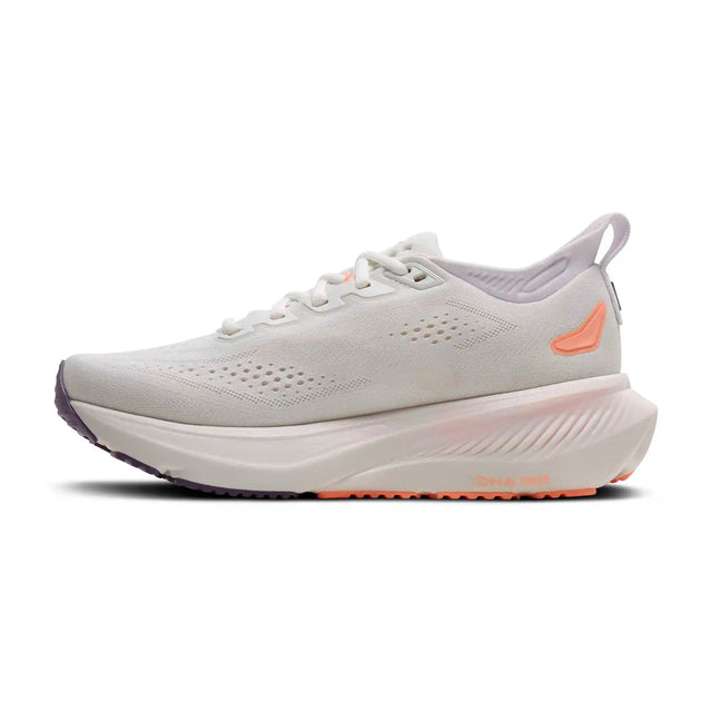 Brooks Glycerin 23 chaussures de course femme - White / Mulled Grape / Clear