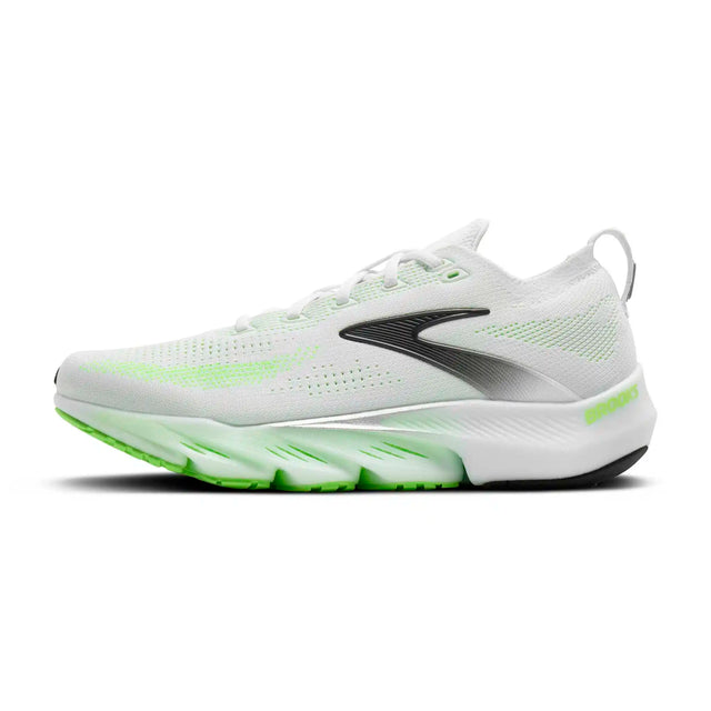 Brooks Glycerin Flex chaussures de course à pied homme - White / Green Gecko / Phantom