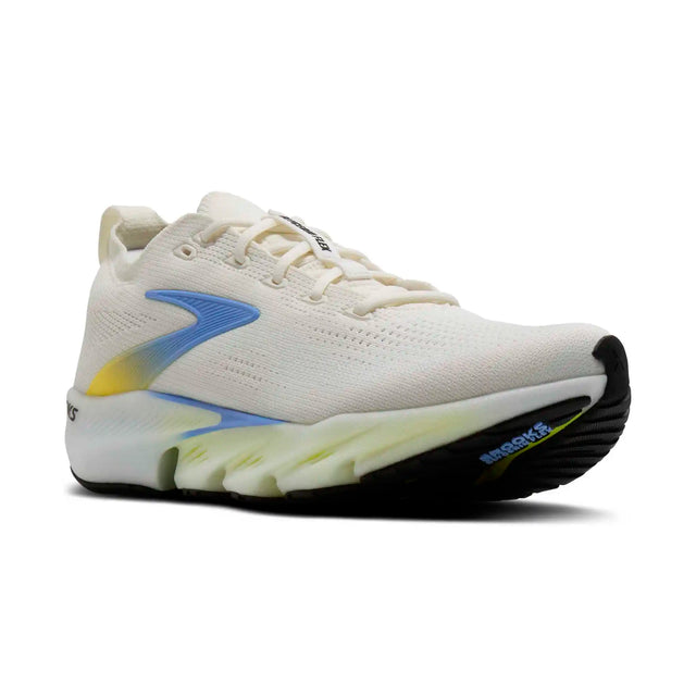 Brooks Glycerin Flex chaussures de course à pied homme - White / Cyber Yellow / Nightlife