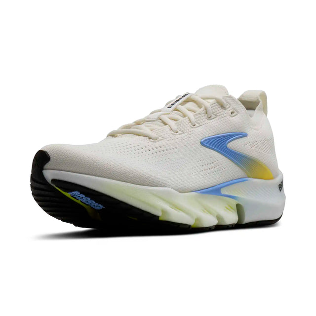 Brooks Glycerin Flex chaussures de course à pied homme - White / Cyber Yellow / Nightlife