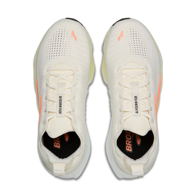 Brooks Glycerin Flex Women's Running Shoes - White / Peach / Nightlife