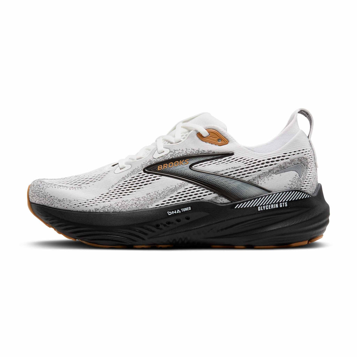 Brooks Glycerin GTS 22 Men's Running Shoes - White / Grey / Black