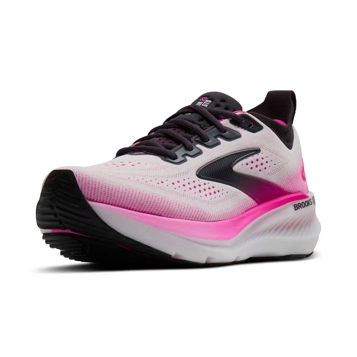 Brooks Glycerin GTS 23 chaussures de course femme - White / Phantom / Cyber Pink