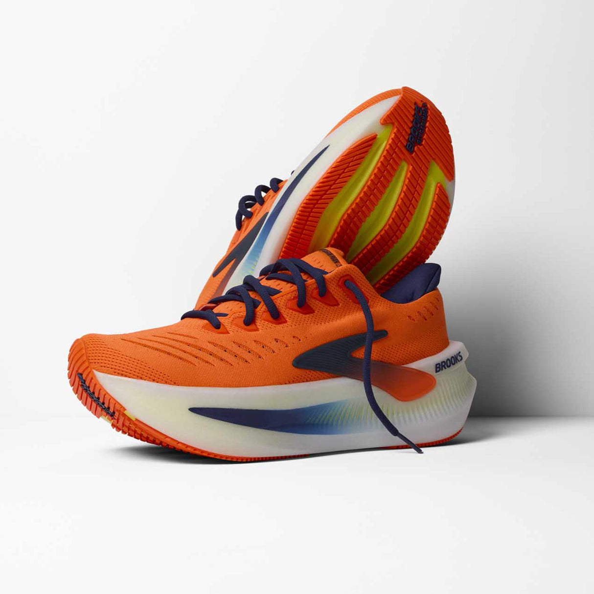 Brooks Glycerin Max 2 chaussures de course à pied homme - Orange / Beacon Blue / Nightlife