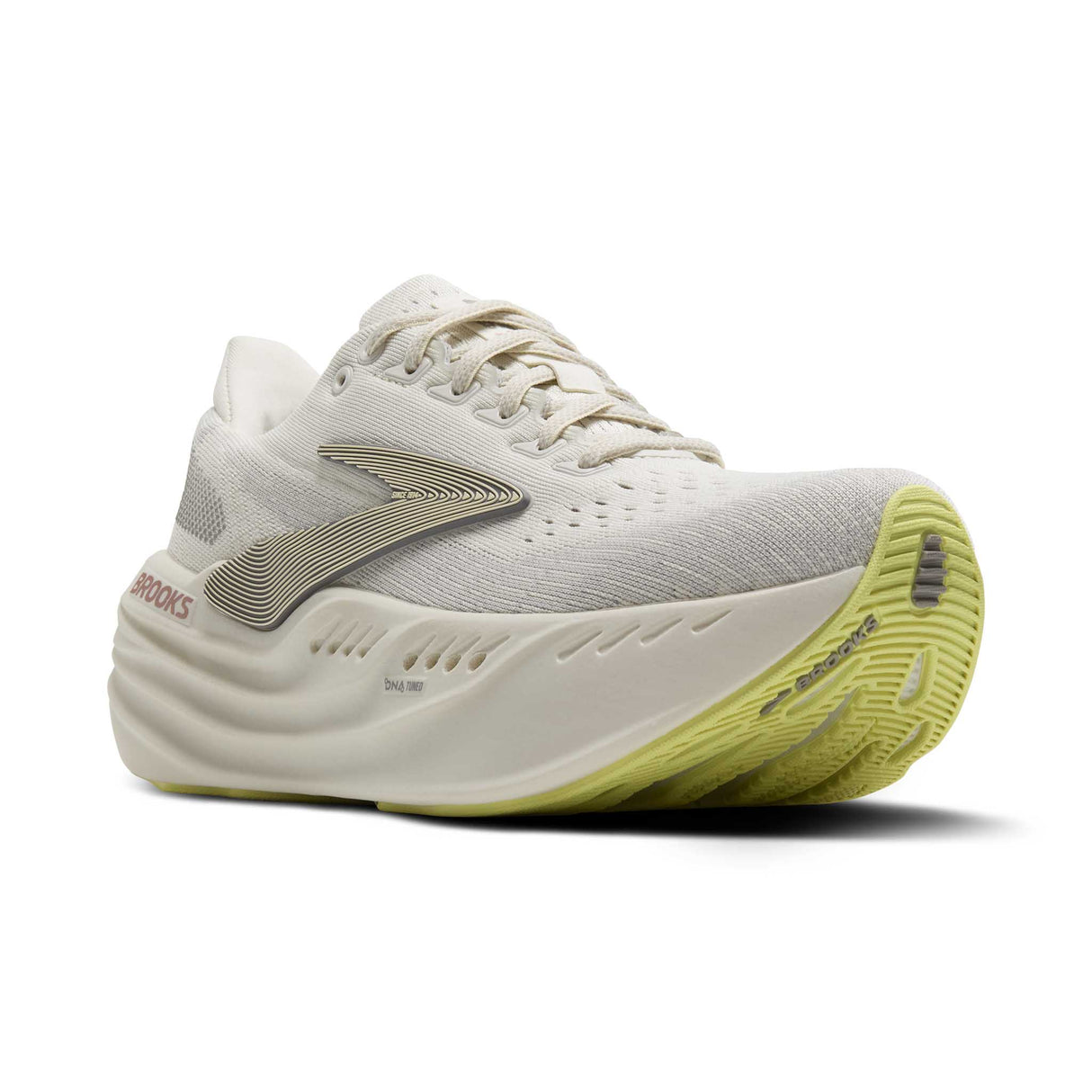 Brooks Glycerin Max souliers de course femme pointe - Coconut / Alloy / Rose