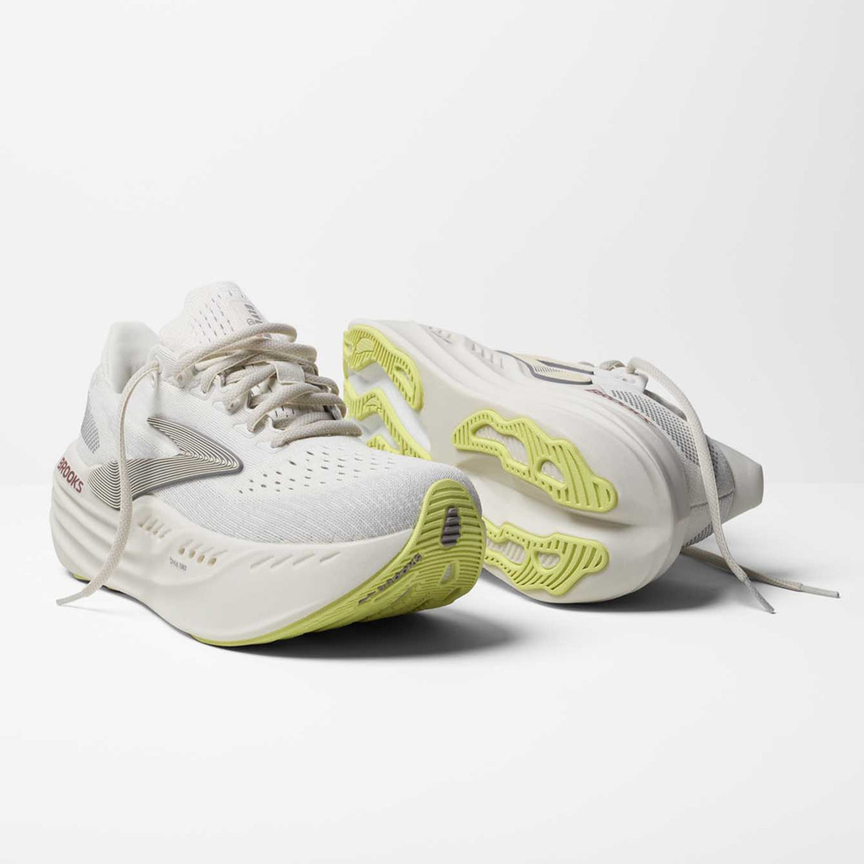 Brooks Glycerin Max souliers de course femme paire - Coconut / Alloy / Rose